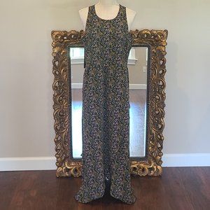 Toad & Co W'S Sunkissed Maxi Dress Black Star Pink Ladies Size L